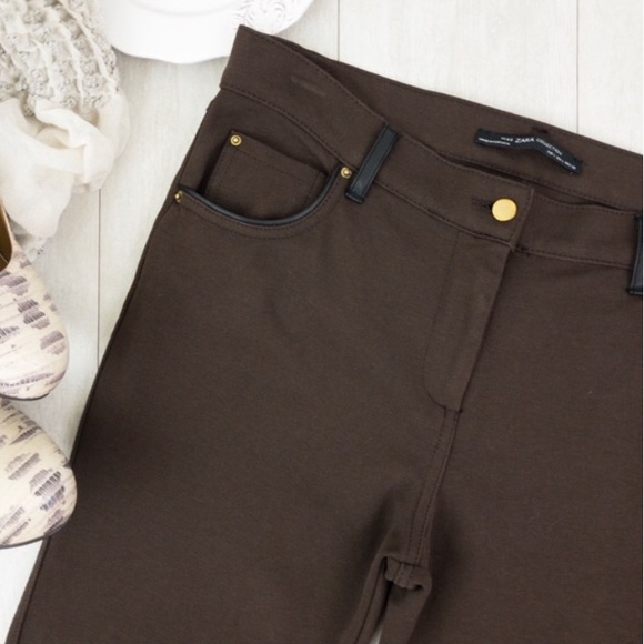 Zara Pants - ZARA BROWN JEGGINGS